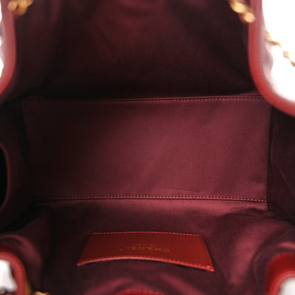 Chanel Caviar Quilted Small Chanel 25 Handbag Burgundy 5 of 10