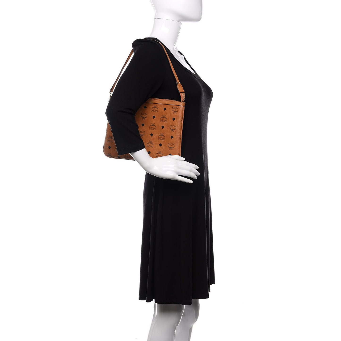 Visetos Liz Shopper Tote Pouch Cognac