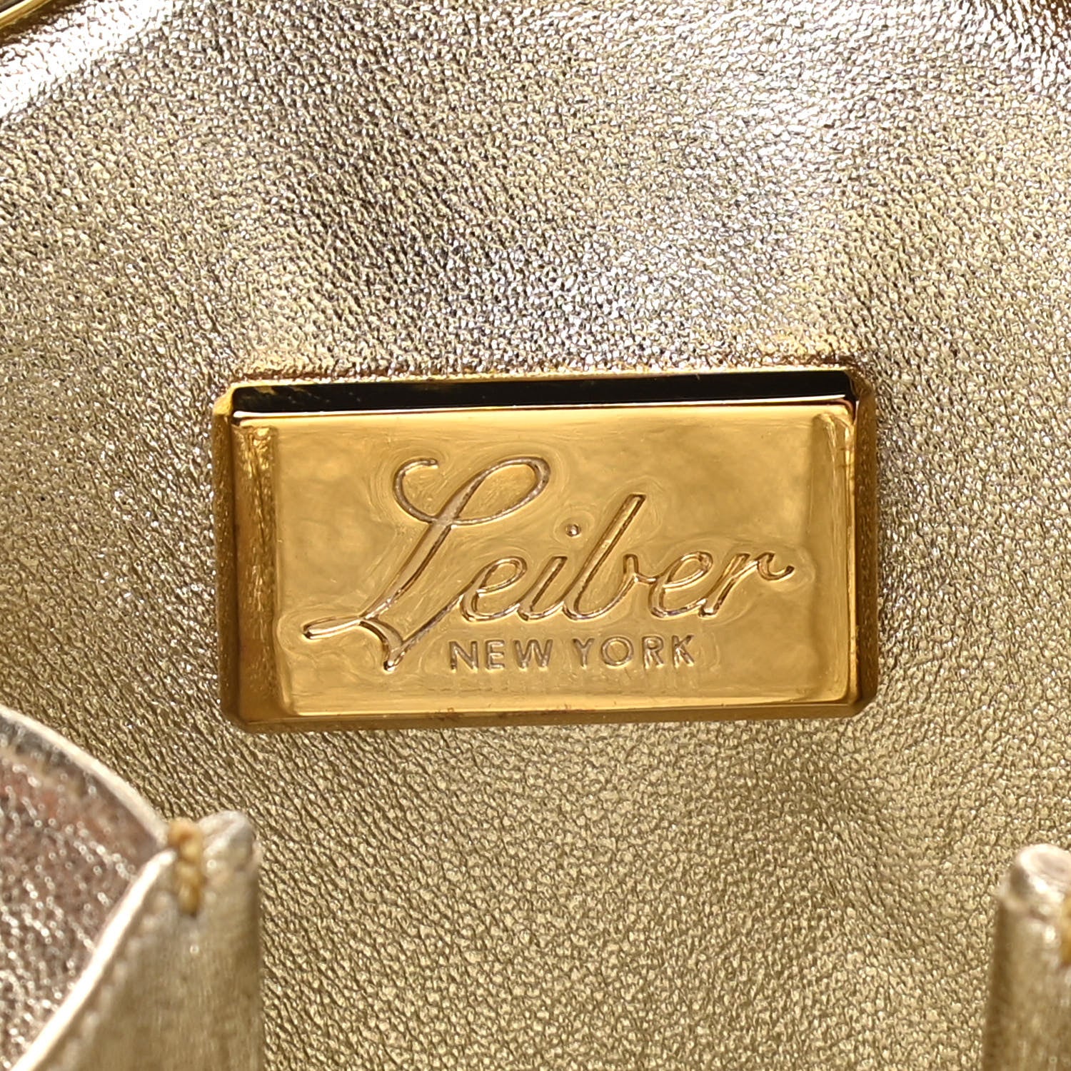 Judith Leiber Swarovski Crystal Chatelaine Minaudiere Clutch Silver Gold 6 of 13