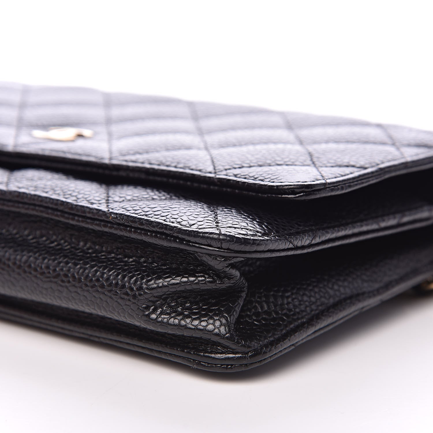 Chanel Caviar Quilted Wallet On Chain WOC Black 9 of 11