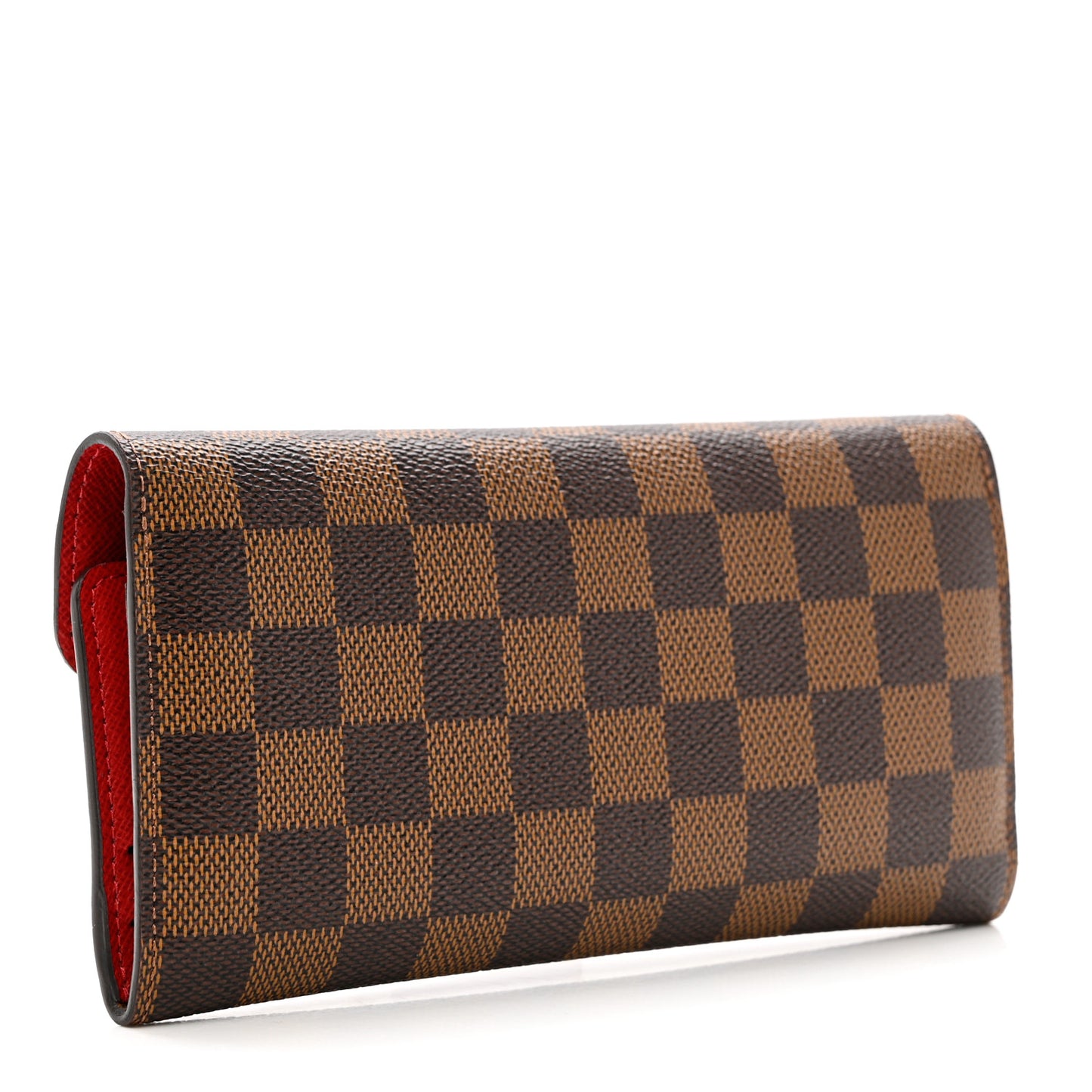 Damier Ebene Josephine Wallet Red