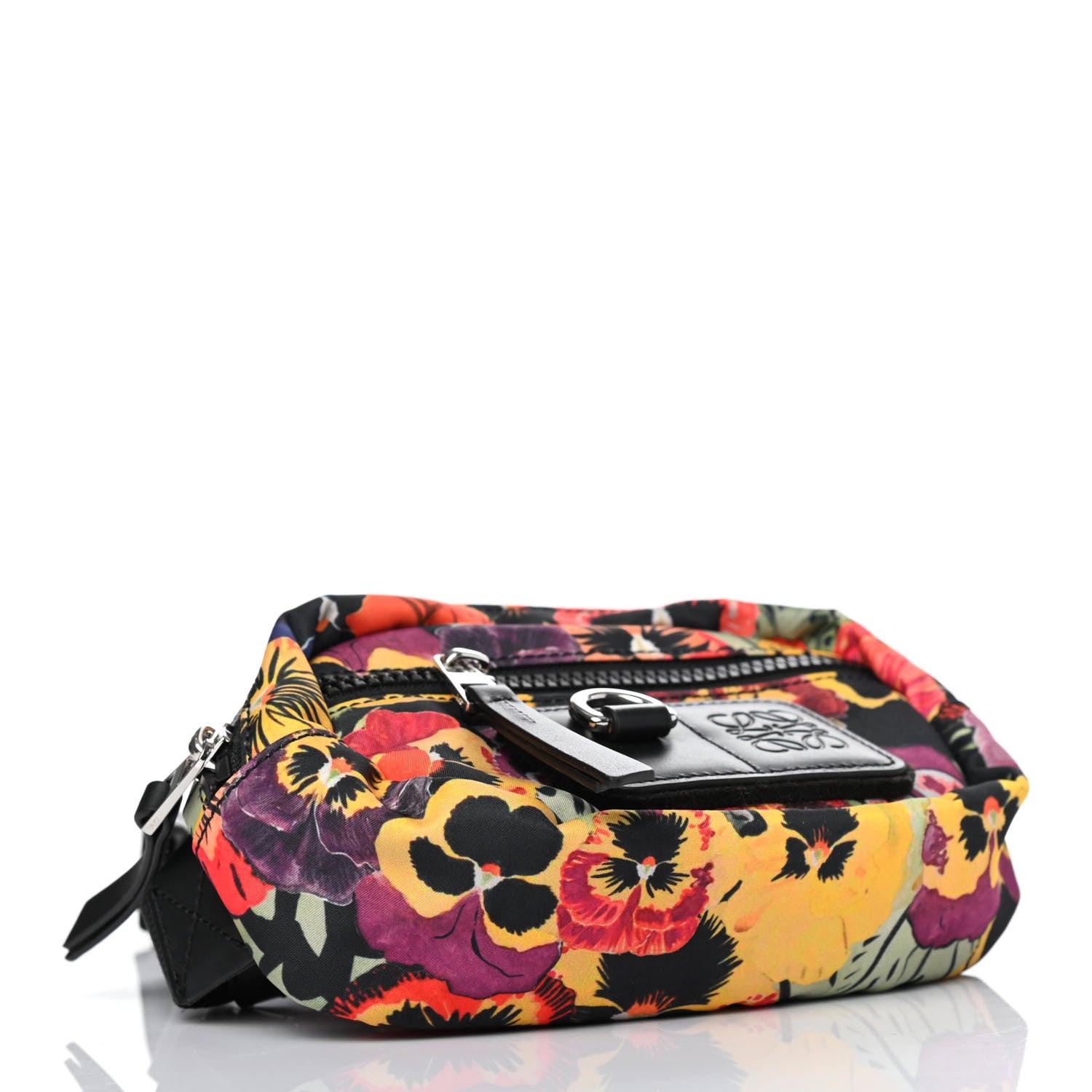 Loewe Nylon Pansies Print Small Round Bum Bag Multicolor 3 of 4