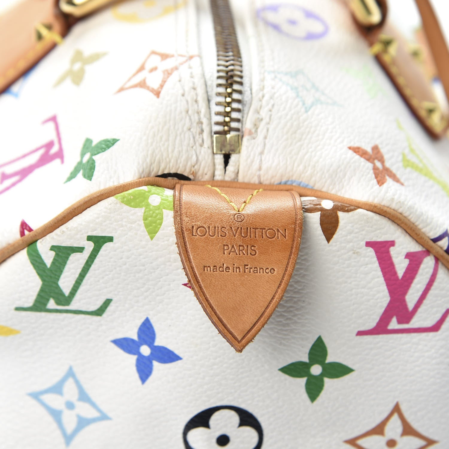 Louis Vuitton Monogram Multicolor Speedy 30 White 7 of 8
