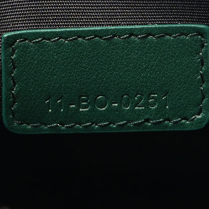 Christian Dior Calfskin Oblique Galaxy Perforated World Tour Messenger Pouch Green White 7 of 10