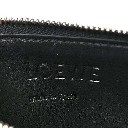 Loewe Soft Grained Calfskin Coin Card Holder Black 8 of 9