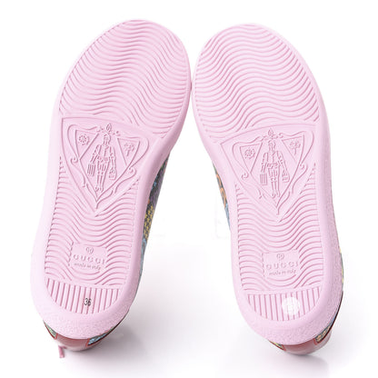 Gucci GG Supreme Monogram Psychedelic Womens Ace Sneakers 36 Black Multicolor Sugar Pink 6 of 11