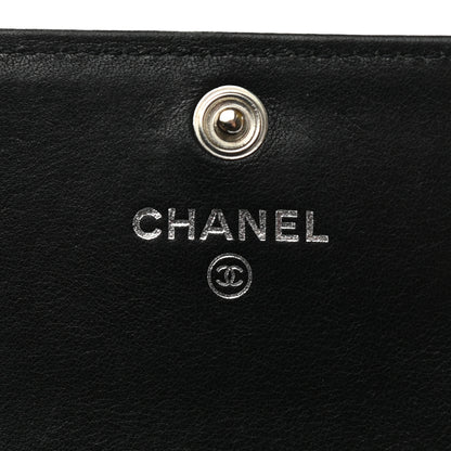 Chanel Caviar Sevruga Long Flap Wallet Black 6 of 8
