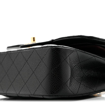 Chanel Caviar Quilted Small Double Flap Black 10 of 11