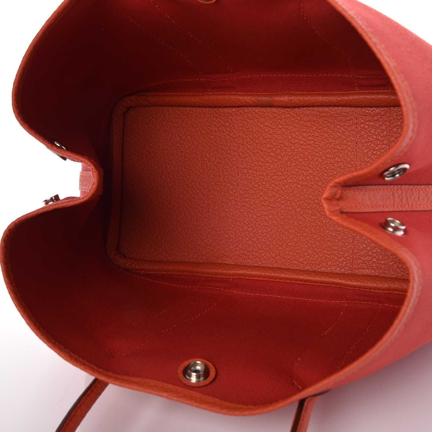 Hermes Toile Officier Negonda Garden Party 30 TPM Rouge Tomate Capucine 5 of 11
