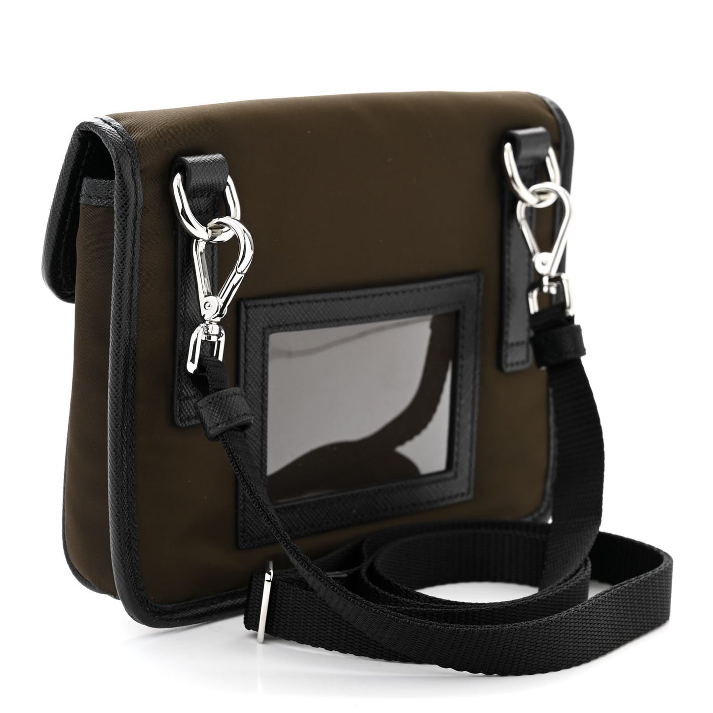Re-Nylon Saffiano Smartphone Case Crossbody Tundra