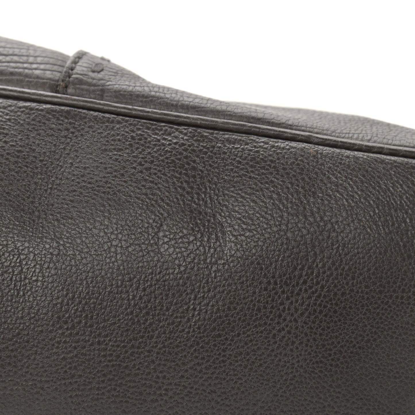Calfskin Large Muse Dark Brown