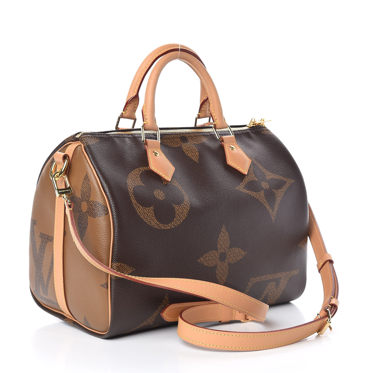 Louis Vuitton Reverse Monogram Giant Speedy Bandouliere 30 3 of 10