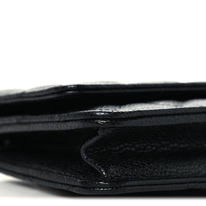 Chanel Caviar Quilted Wallet on Chain WOC Black 10 of 13