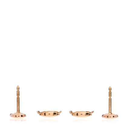 Hermes 18K Rose Gold TPM Farandole Stud Earrings 3 of 5