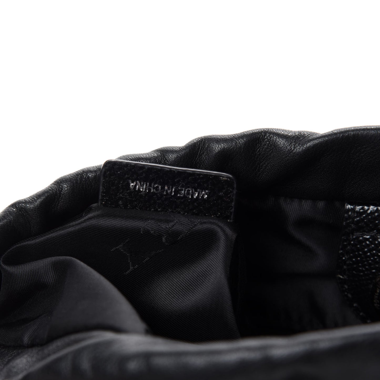 Grainy Calfskin Little Crush Black