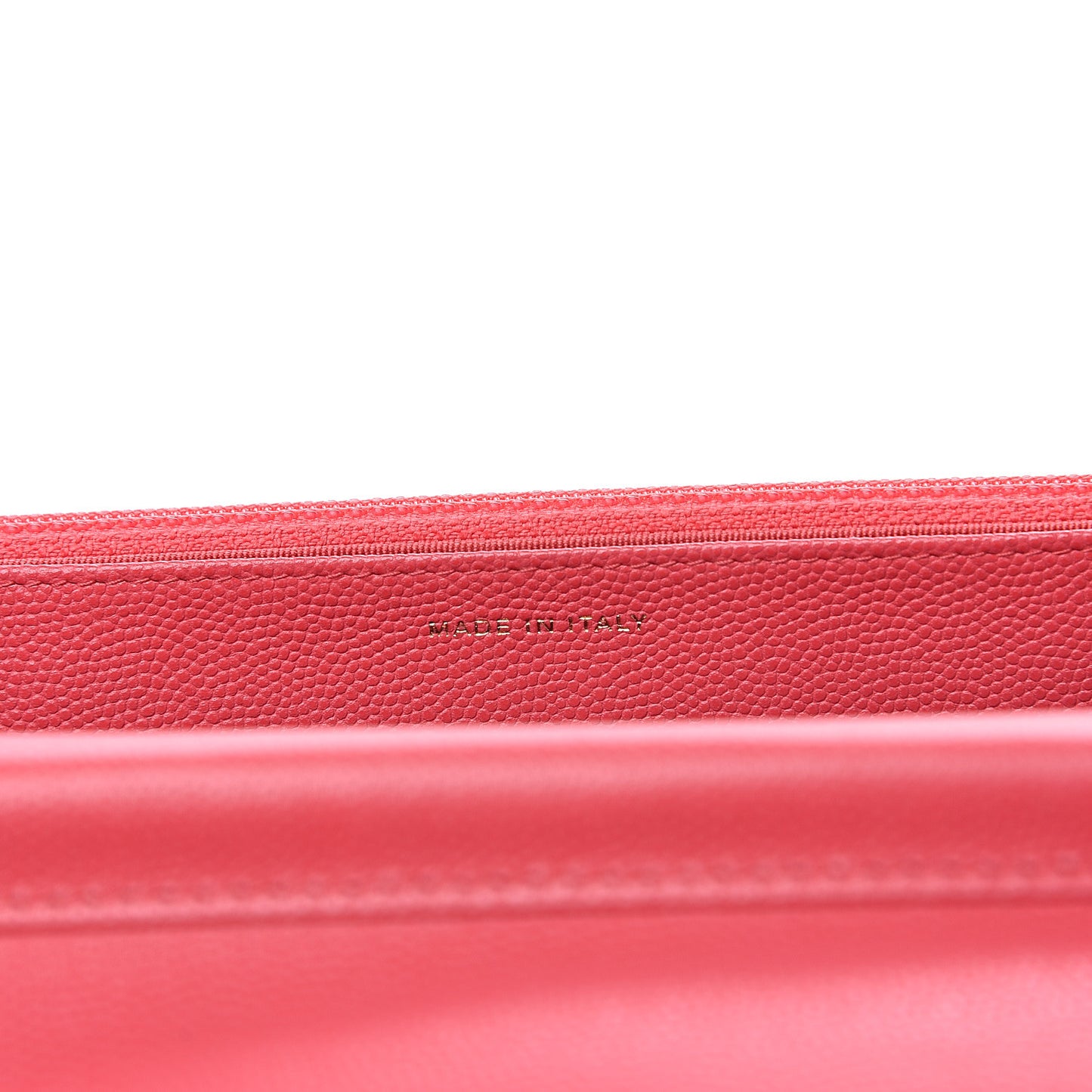 Caviar Quilted Wallet on Chain WOC Pink