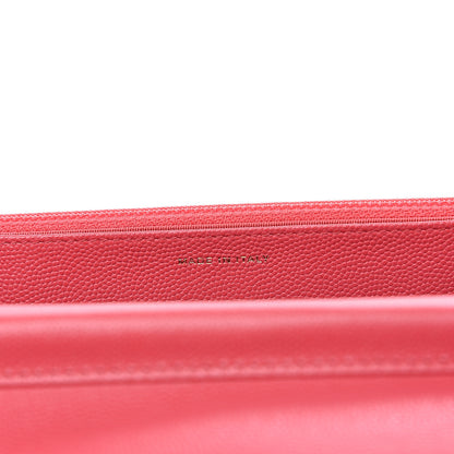 Chanel Caviar Quilted Wallet on Chain WOC Pink 5 of 11