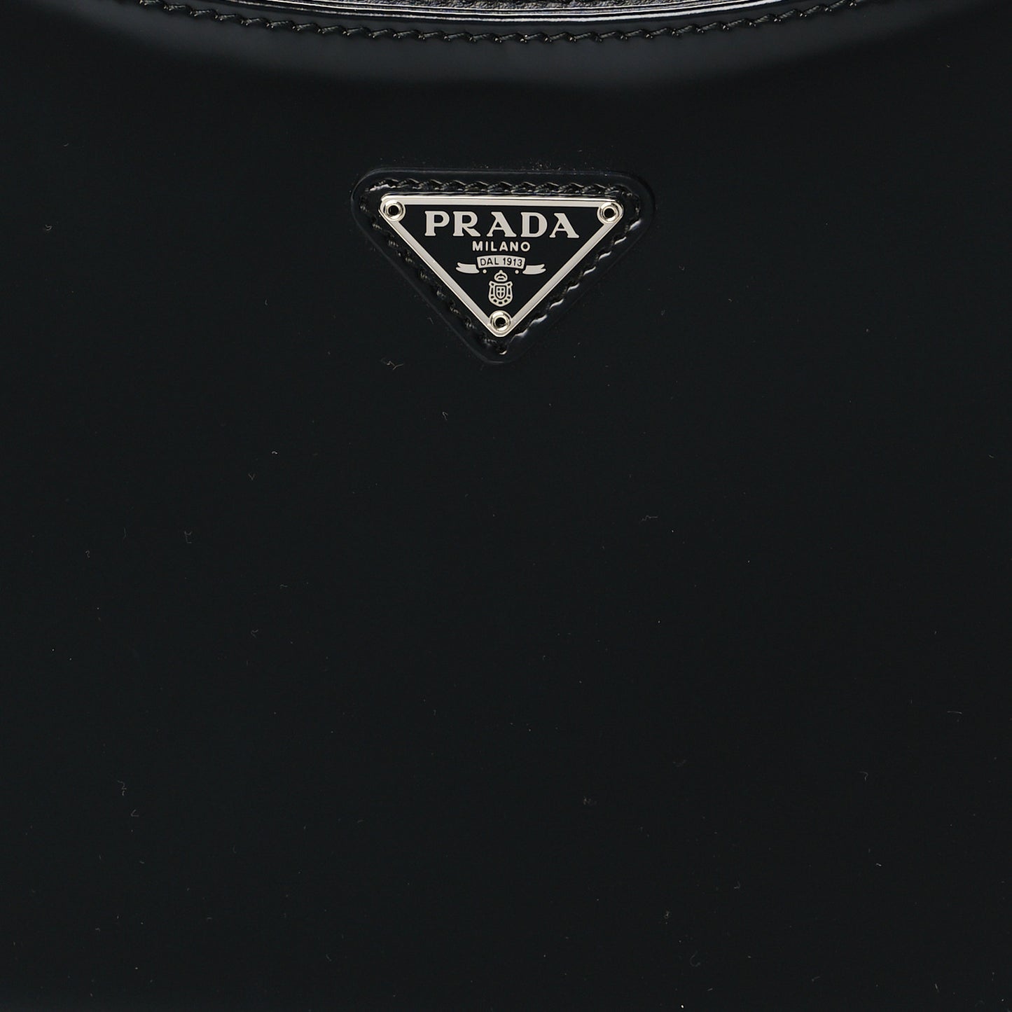 Spazzolato Cleo Shoulder Bag Black