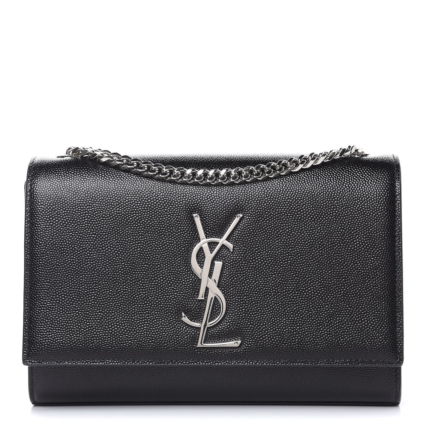 Grain De Poudre Small Monogram Kate Satchel Black