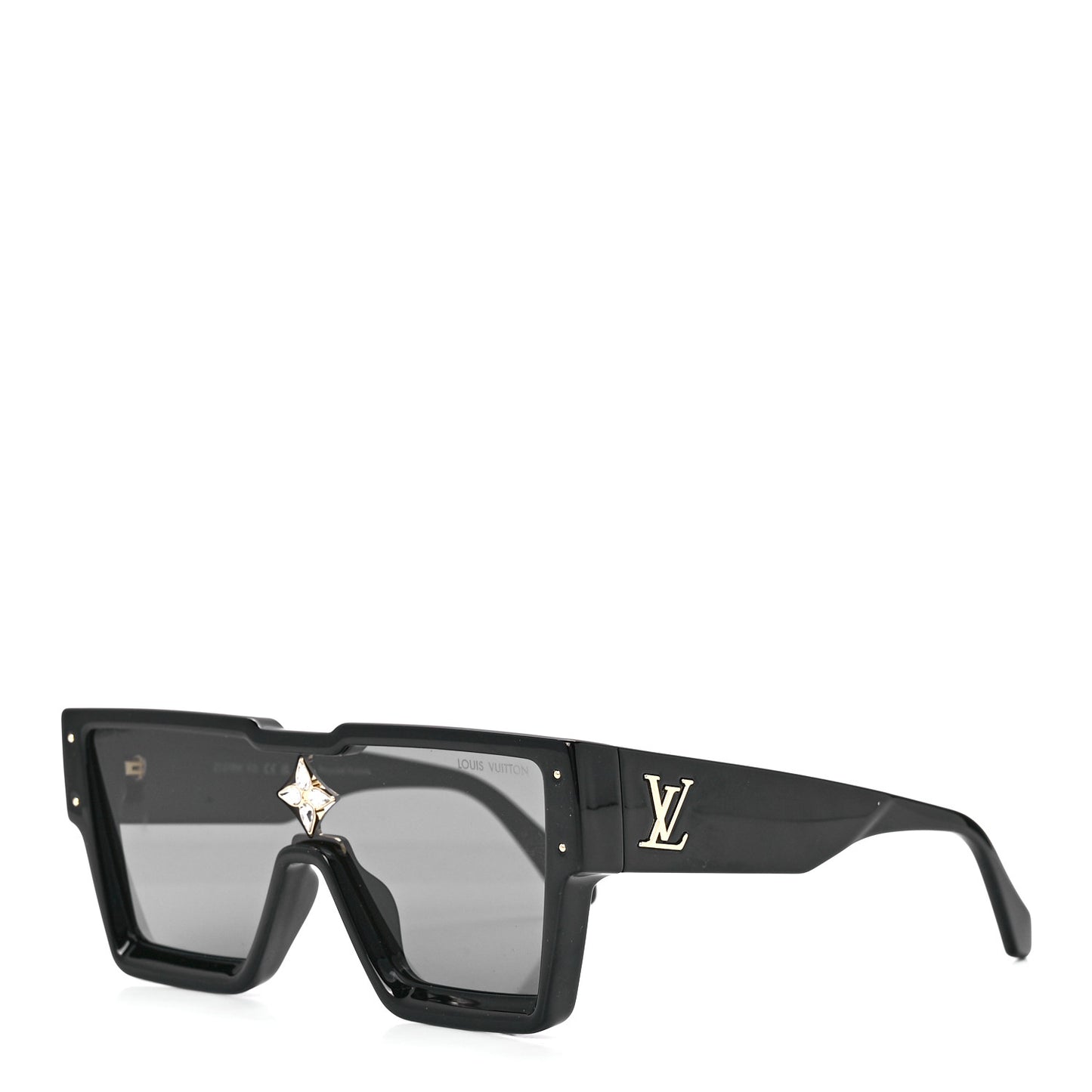 Acetate Swarovski Crystal Cyclone Sunglasses Z1578W Black