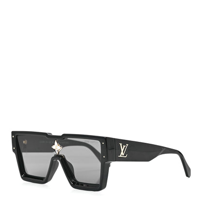 Louis Vuitton Acetate Swarovski Crystal Cyclone Sunglasses Z1578W Black 1 of 9