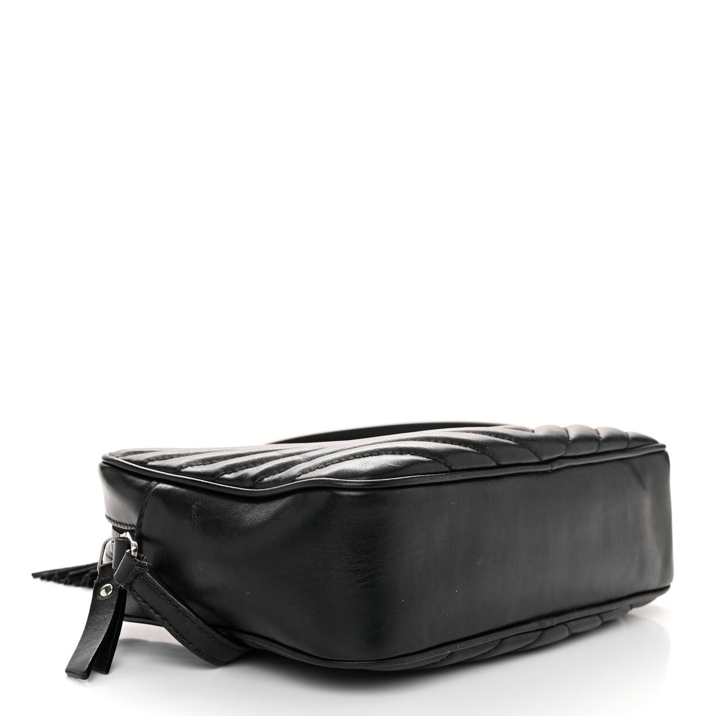 Calfskin Matelasse Monogram Lou Camera Bag Black