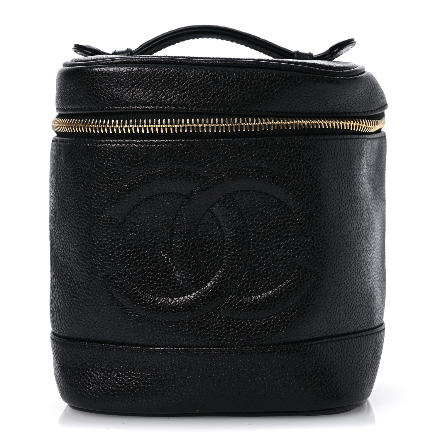 Chanel Caviar Cosmetic Vanity Bag Black 1 of 14