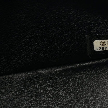 Chanel Lambskin Quilted Jumbo Double Flap So Black 7 of 12