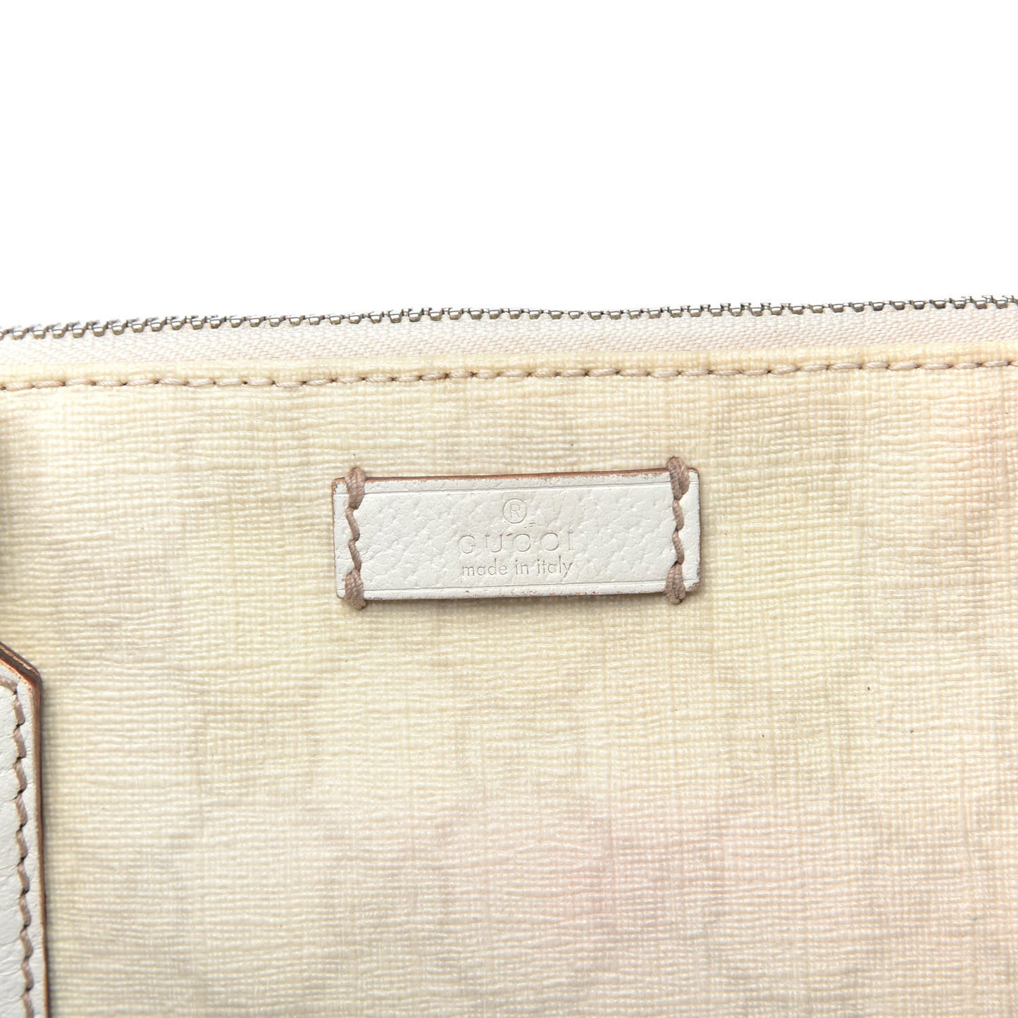 GG Plus Web Messenger Bag White