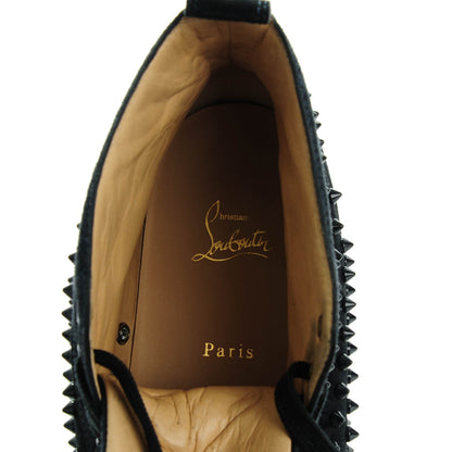 Christian Louboutin Mens Suede Louis Spikes Flat Sneakers 45 Nuit 7 of 8