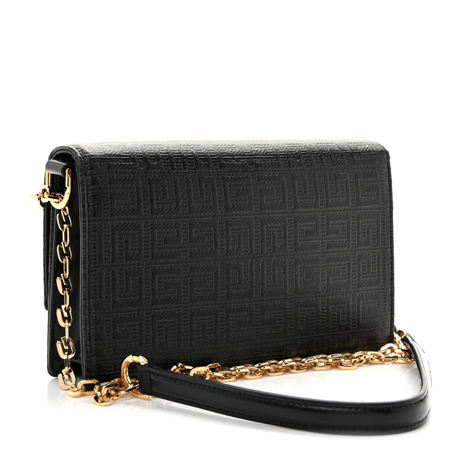 Givenchy 4G Coated Canvas Small Chain Shoulder Bag Black 3 of 13
