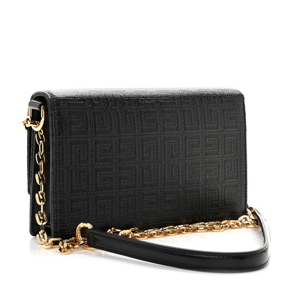 Givenchy 4G Coated Canvas Small Chain Shoulder Bag Black 3 of 13