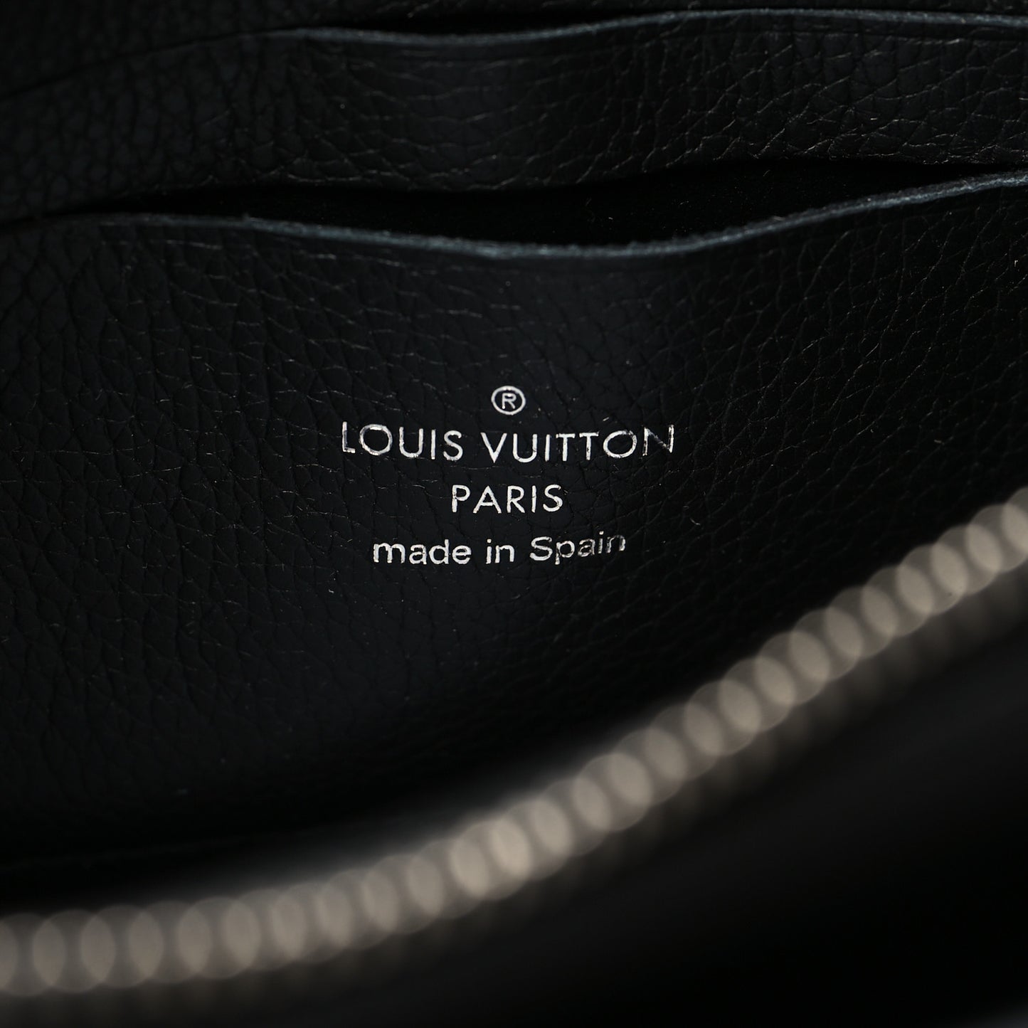 Soft Calfskin My Lockme Chain Pochette Black