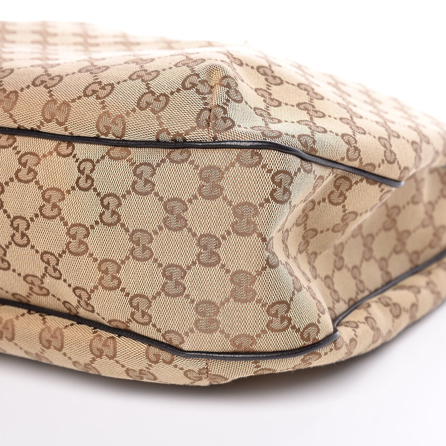 Gucci Monogram Large New Ladies Web Hobo Dark Brown 10 of 10