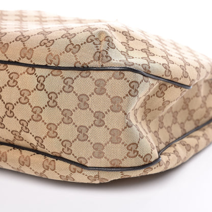 Gucci Monogram Large New Ladies Web Hobo Dark Brown 10 of 10