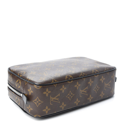 Louis Vuitton Monogram Macassar Toilet Pouch GM 4 of 7