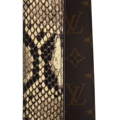 Louis Vuitton Monogram Python Bandouliere Shoulder Strap Beige Clair 2 of 6