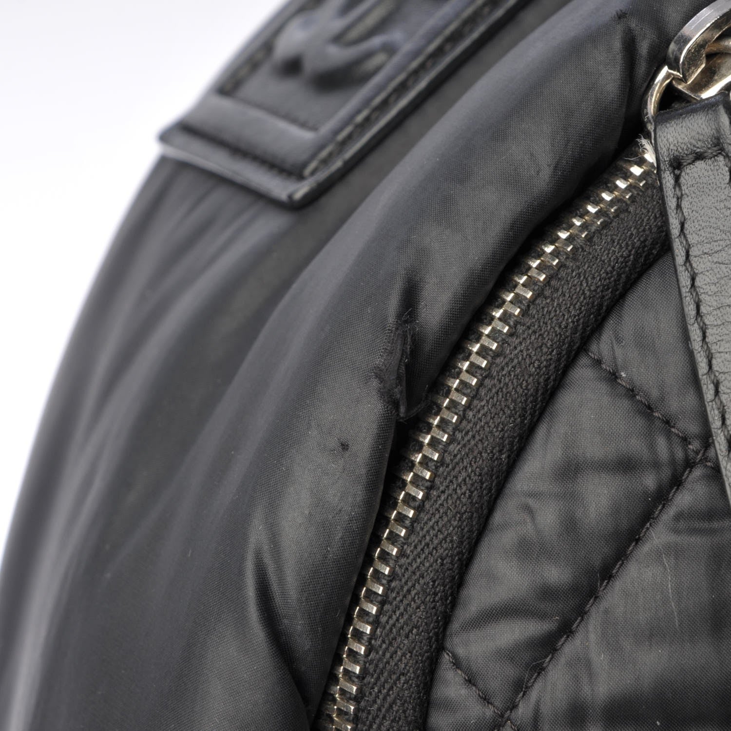 Chanel Nylon Quilted Coco Cocoon Backpack Black 8 of 9