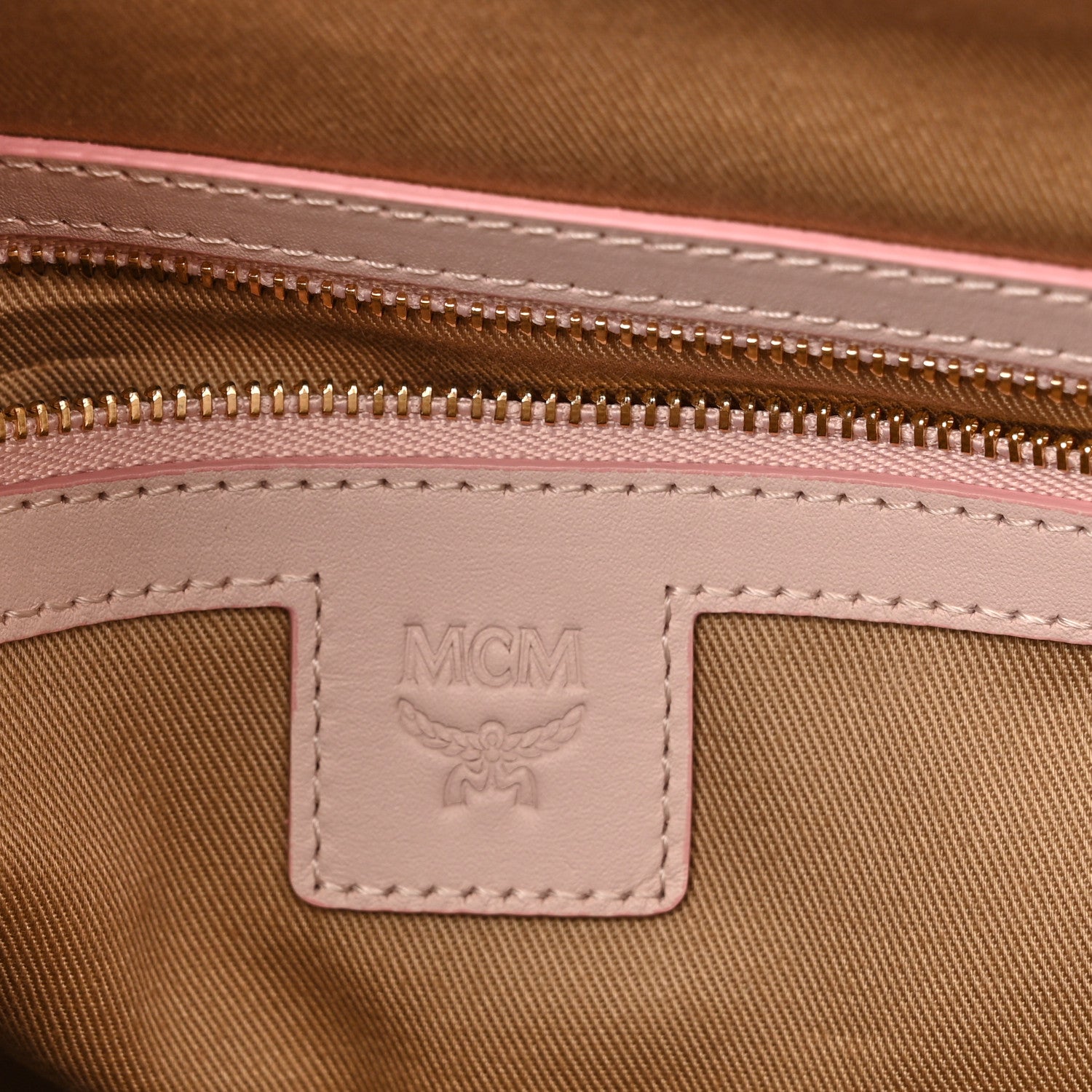 MCM Visetos Medium Aren Hobo Powder Pink 6 of 10