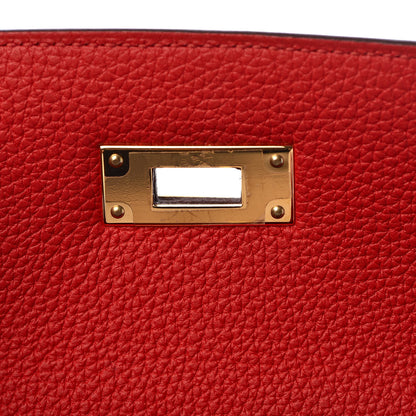 Hermes Togo Kelly Retourne 28 Rouge De Coeur 24 of 41