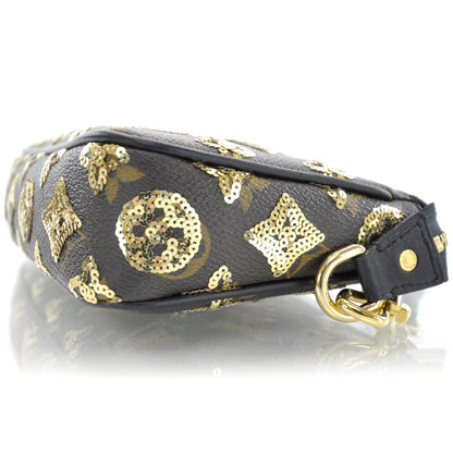 Louis Vuitton Monogram Sequins Eclipse Pochette Gold 4 of 11