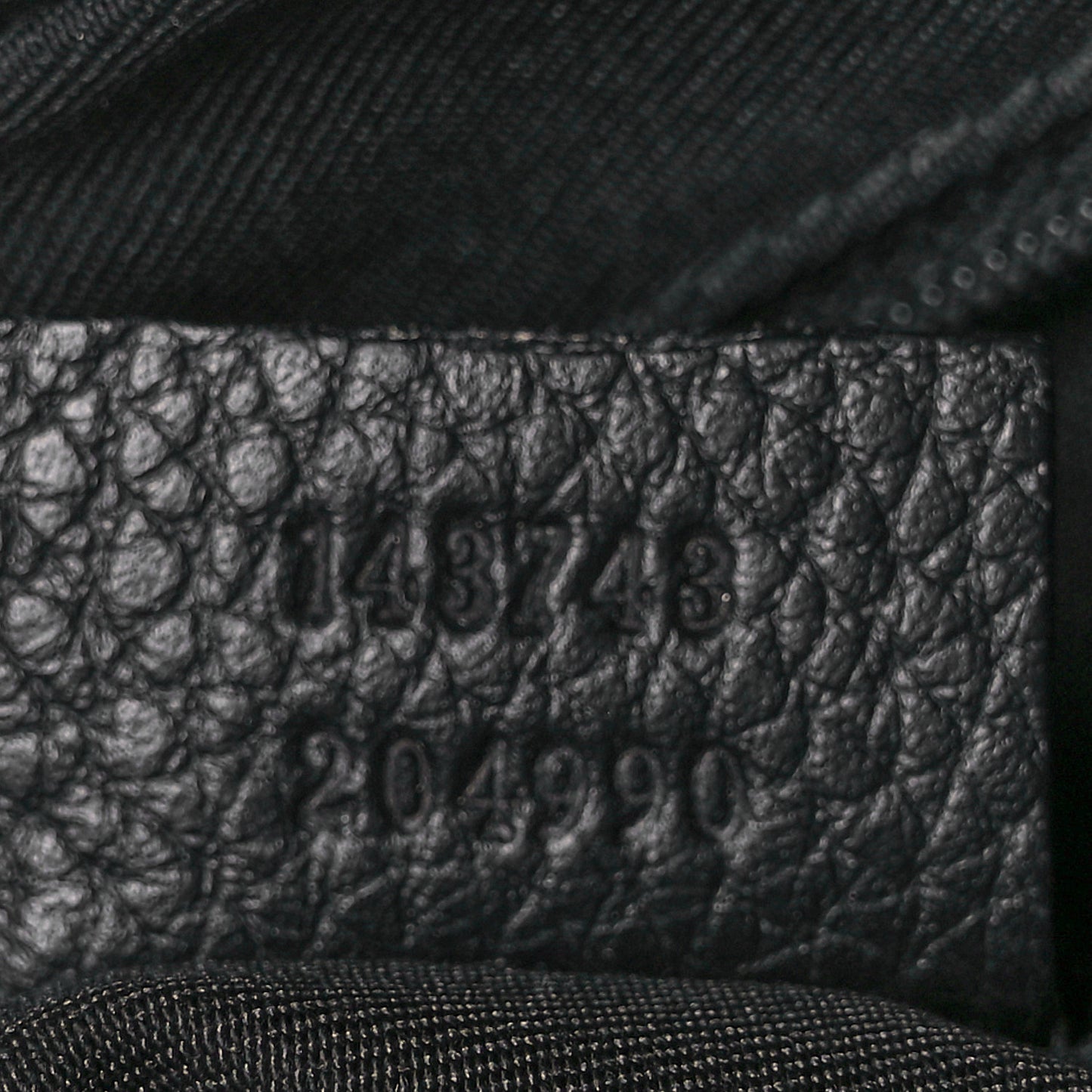 Nylon Monogram Shoulder Bag Black