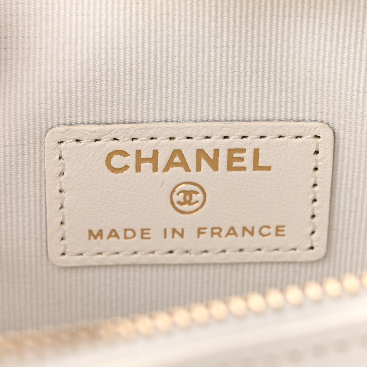 Chanel Lambskin Quilted CC In Love Heart Clutch With Chain White 6 of 13