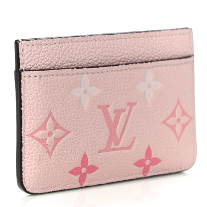 Louis Vuitton Empreinte Monogram Giant By The Pool Card Holder Bouton De Rose 3 of 10