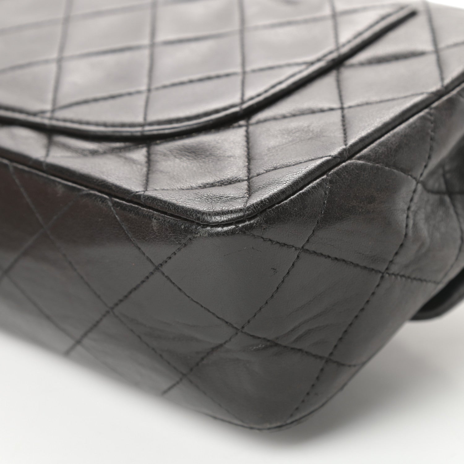 Chanel Lambskin Quilted Small Double Flap Black 12 of 20