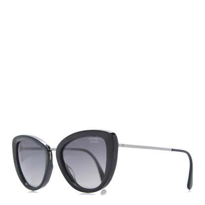 Chanel Polarized Cat Eye Sunglasses 5399-A Black 1 of 8