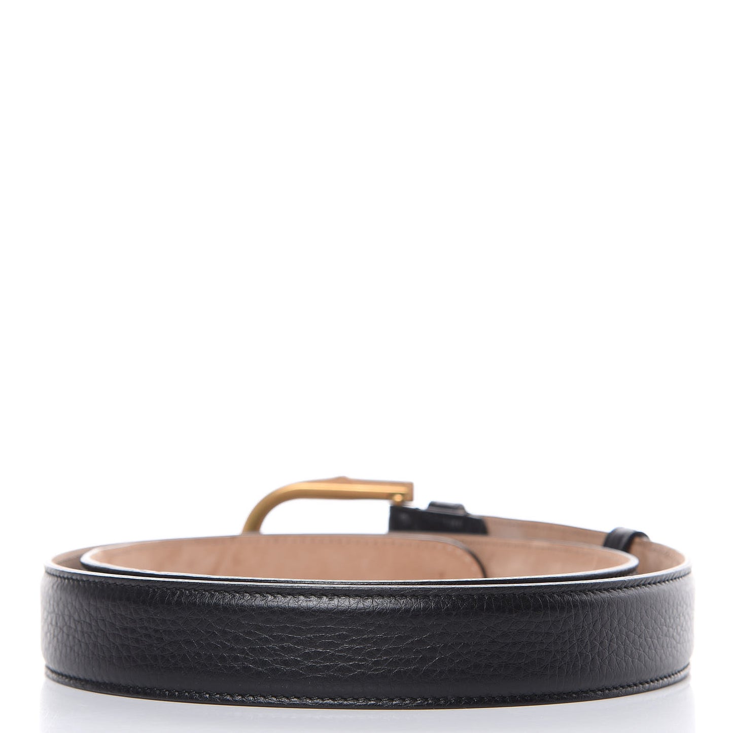 Calfskin Bamboo Buckle Belt 95 38 Black