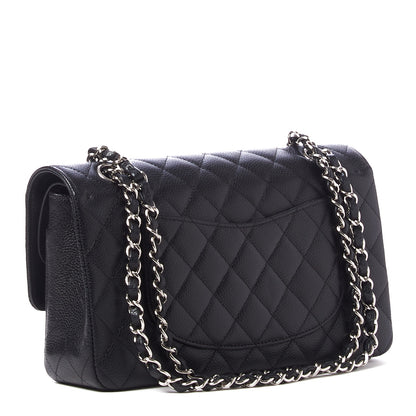 Chanel Caviar Quilted Medium Double Flap Black 2 of 10