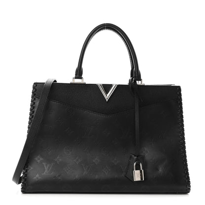 Louis Vuitton Monogram Cuir Plume Very Zipped Tote Black 1 of 12