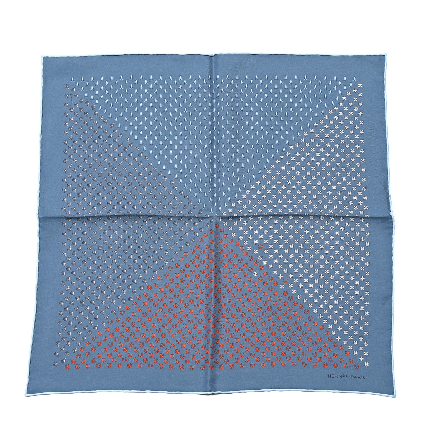 Silk Vintage Luck Pocket Handkerchief